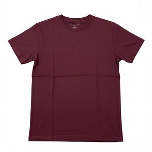 American Eagle Outfitters Maroon Medium Slim Fit Short Sleeve Tee